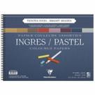 Bloco Papel Ingres Para Pastel 30X40cm 25 Folhas Cores Vivas