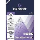 Bloco Papel Milimetrado A3 Canson 60g 50 Folhas Bloco Papel Milimetrado A3 Canson 60g 50 Folhas