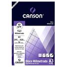Bloco Papel Milimetrado A3 Canson 60g Técnico 50 Folhas Bloco Papel Milimetrado A3 Canson 60g Técnico 50 Folhas
