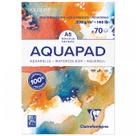 Bloco Papel Para Aquarela Aquapad A5 300g Clairefontaine