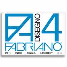 Bloco Papel Para Desenho Fabriano 4L 33X48cm 220g 20 Folhas