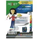 Bloco Papel que se Dobra 75 Gramas c/ 4 Formatos - Eco Cores - Ridet