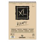 Bloco Papel Xl Kraft A4 Espiral 90 G 60 Fls Canson 60039141