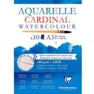 Bloco para Aquarela Clairefonatine Cardinal 300g/m² A3