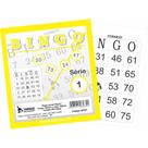 Bloco para Bingo Amarelo 120X108MM 100 Folhas Jornal Pacote com 15