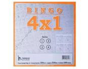Bloco Para Bingo Com 100 Folhas 4x1 Bingão Branco 6020 Tamoio