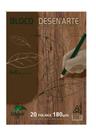 Bloco para desenho A4 branco 180g com 20 folhas