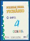 Bloco Para Fichario Universit. Decorado 4 Cores 96 Folhas