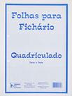 Bloco Para Fichario Universit. Quadriculado Branco 5X5Mm 50F.