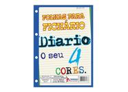 Bloco Para Fichário Universitário 96 Folhas 4 Cores