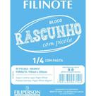 Bloco para Rascunho C/PICOTE C/PAUTA 155X205 50FL PCT.C/10 Bloco para Rascunho C/PICOTE C/PAUTA 155X205 50FL PCT.C/10