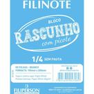 Bloco para Rascunho C/PICOTE S/PAUTA 155X205 50FL PCT.C/10 Bloco para Rascunho C/PICOTE S/PAUTA 155X205 50FL PCT.C/10