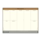 Bloco Planner de Mesa Kraft Gold - Jandaia Bloco Planner de Mesa Kraft Gold - Jandaia