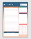 Bloco Planner Para Recado Daydream 80Fls 140x200mm Cadersil Bloco Planner Para Recado Daydream 80Fls 140x200mm Cadersil