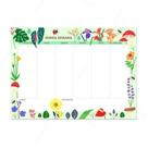 Bloco Planner Semanal Love Garden Verde - Fina Ideia