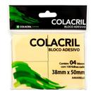 Bloco Post-it Adesivo Para Rascunhos 38x50 - Colacril