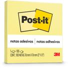 Bloco Post-It Super Adesivo 76x76mm 100fls Amarelo - 3M
