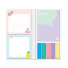 Bloco Recado Adesivo Cis + Marcador Página Sticky Notes ST0404 Bloco Recado Adesivo Cis + Marcador Página Sticky Notes ST0404