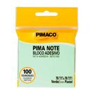 Bloco recado adesivo Pima Note Verde Pastel 76x76mm 100 fls Pimaco