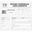 Bloco Recibo Comercial Com Canhoto 215x94 50f Com5 9008 - Fd Grafica