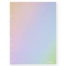 Bloco refil grande Rainbow pautado branca 120g com 30 folhas - CIRG4023 - Caderno Inteligente