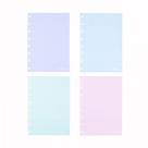 Bloco refil médio CandyColors pautado linha branca 90g com 40 folhas CIRM3035 - Caderno Inteligente