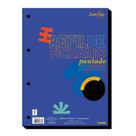 Bloco Refil Para Caderno Argolado Preto Pautado 177 X 240mm 40 Folhas Credeal