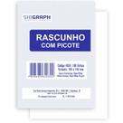 Bloco sidgraph rascunho c/ picote 100 fls 104x144 - pt c/ 20