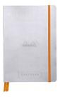 Bloco Sketch Bullet Journal Goalbook Rhodia Couro Silver A5