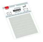 Bloco smart notes 76x76mm Pautado cinza 50 folhas Brw Bloco smart notes 76x76mm Pautado cinza 50 folhas Brw