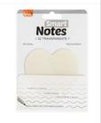 Bloco smart notes transparente coração brw