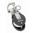 Bloco Snatch Block Barton Marine 90301 - pequeno com manilha de pressão de aço inoxidável