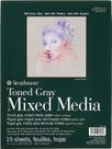 Bloco Strathmore Mix Media Toned Gray 300g 22,9x30,5 15 Fls 62462309