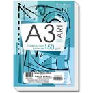 Bloco Tecnico sem Margem Desenho A3 ART PB 20F.BR 150G