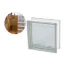 Bloco Tijolo Vidro Wave Transparente 19x19x8 Decoração Liege