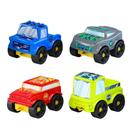 Blocolândia CLICK 4 Carros com 24 Peças e Cartela de Adesivos