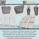 BloConect Sistema Construtivo - 4 peças 50 x 50cm = 1M²
