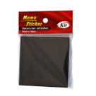 Blocos Adesivos (PostIt) - 76x76mm - Bloco com 60 folhas - Preto
