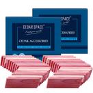 Blocos de cedro Cedar Space para armazenamento de roupas 16 unidades x2