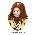 Blocos de construção Ahsoka Tano Yoda Luke Skywalker Obi-Wan Ken Blocos de construção Ahsoka Tano Yoda Luke Skywalker Obi-Wan Ken