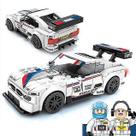 Blocos de construção BMW M4 Supercar 329 peças compatíveis com Lego