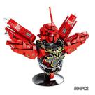 Blocos de construção City War Super Armor Robot Soldier 504 unidades