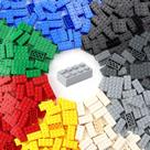 Blocos de construção Feleph 2x4 Bricks 320 peças multicoloridos