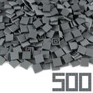 Blocos de construção Feleph Dark Bluish Grey 2x2 Tile x500 peças