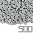 Blocos de Construção Feleph Light Bluish Grey 2x2 Tile x500