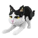 Blocos de construção iSeeSee Mini Cat Black 1390 unidades para crianças maiores de 14 anos