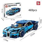Blocos de construção Jiazhi Juggernaut Hurricane Sports Car 527 unidades