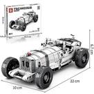 Blocos de construção Jiazhi Juggernaut Hurricane Sports Car 527 unidades