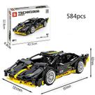 Blocos de construção Jiazhi Juggernaut Hurricane Sports Car 527 unidades
