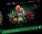 Blocos de construção LEGO Succulent 10309 com 9 plantas diferentes